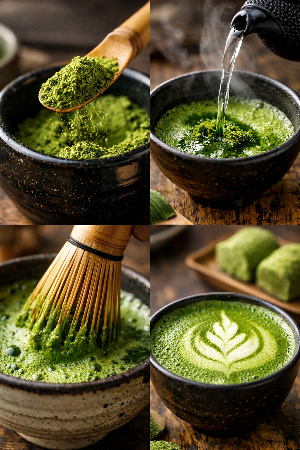 Matcha Énergie & Antioxydants – Framboise