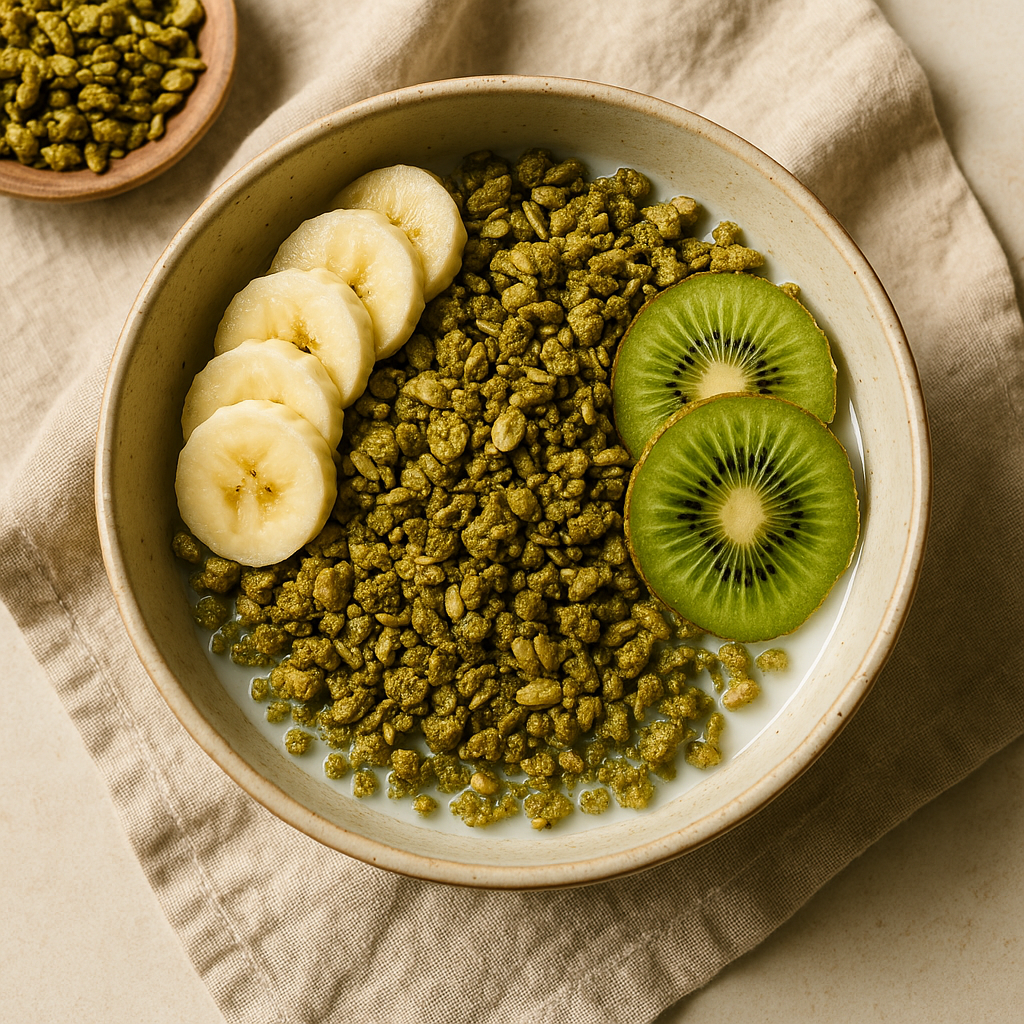 Duo dégustation Healthy Granola Matcha croquant et Moelleux