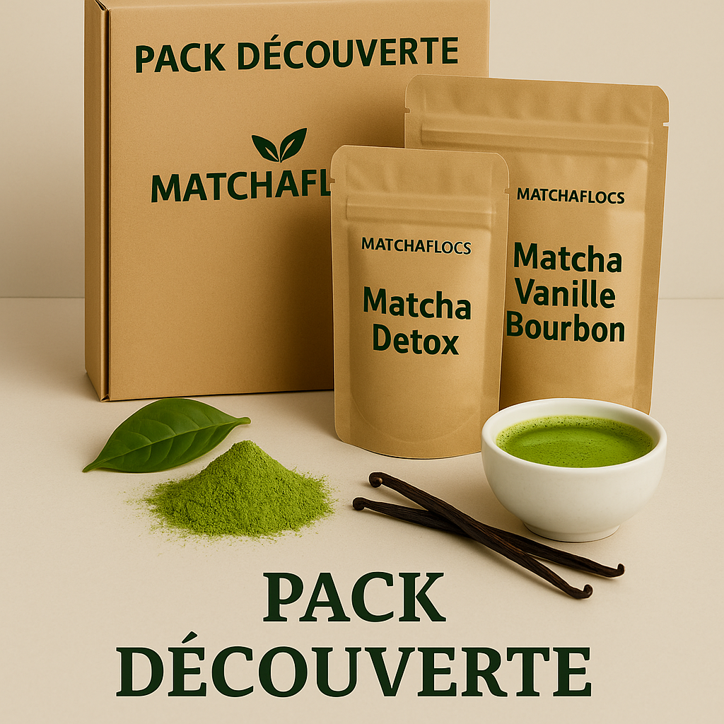 Pack Découverte Matchaflocs - 2 Saveurs