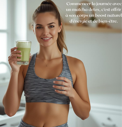 Matcha gingembre & citron – Poudre naturelle 100% premium