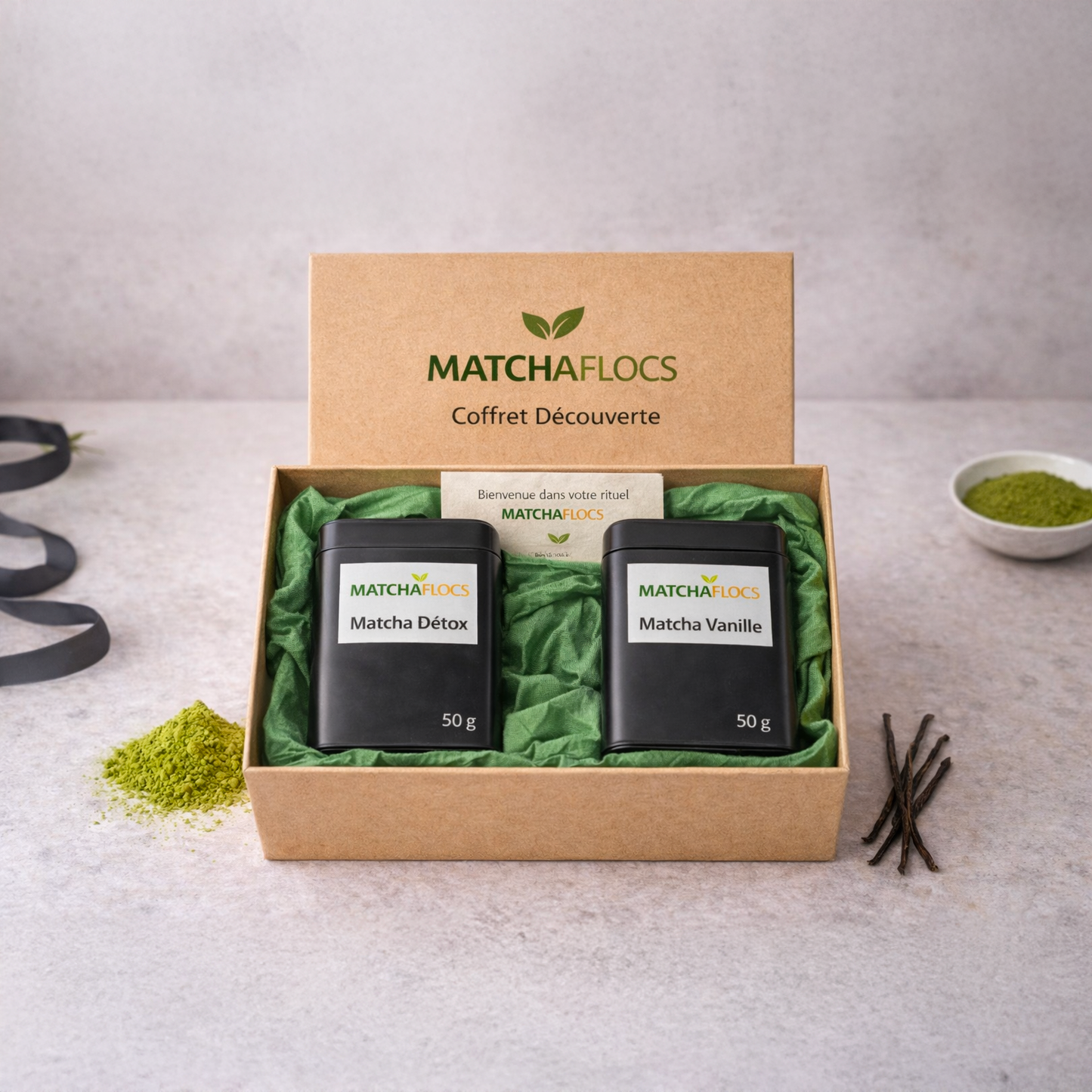 Pack Découverte Matchaflocs - 2 Saveurs